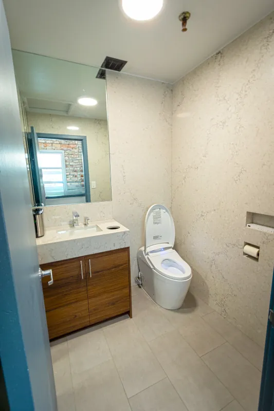 Service Linen Supply Office Bathroom Remodel Service Linen Supply Office Bathroom Remodel