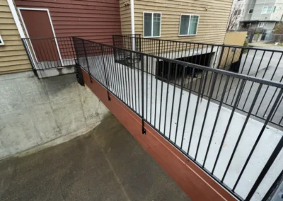 New railings and decking