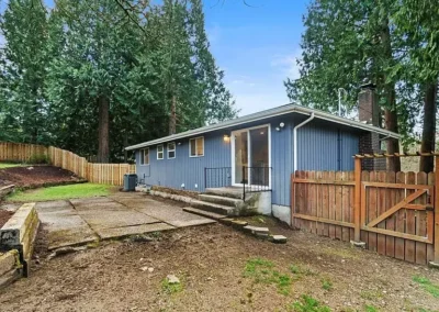 The back patio before renovations.