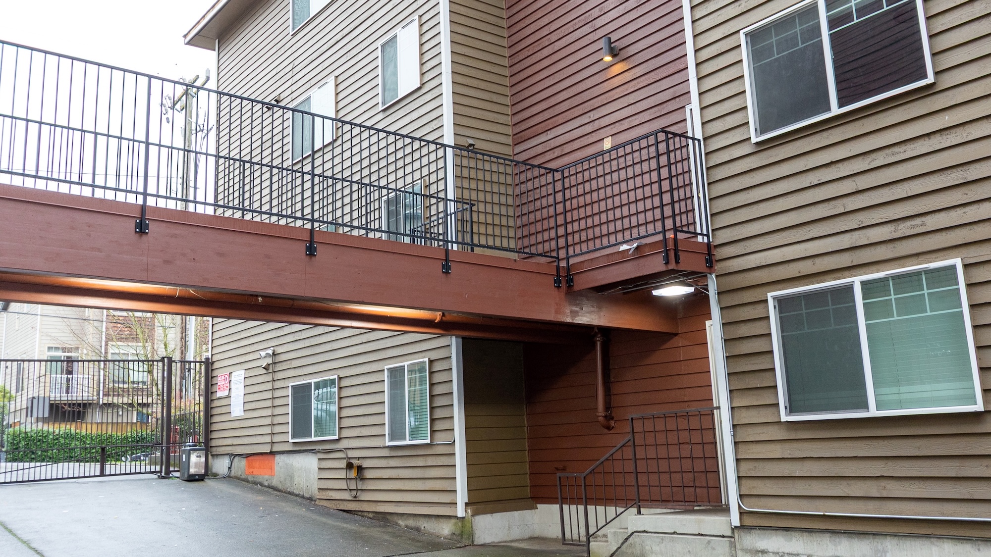 Code-Compliant Wrought Iron Railings - Westwood Apartment Building - Seattle, Washington
